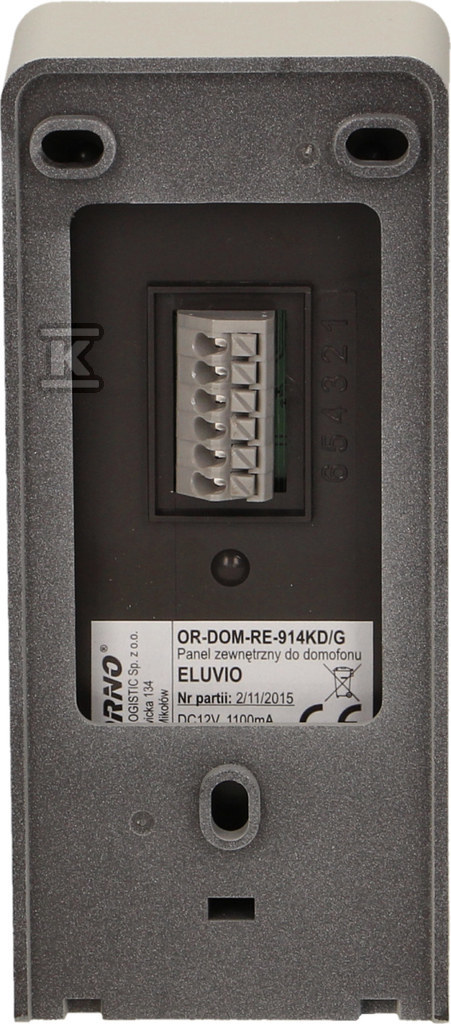 Single-family intercom kit - - OR-DOM-RE-914/G