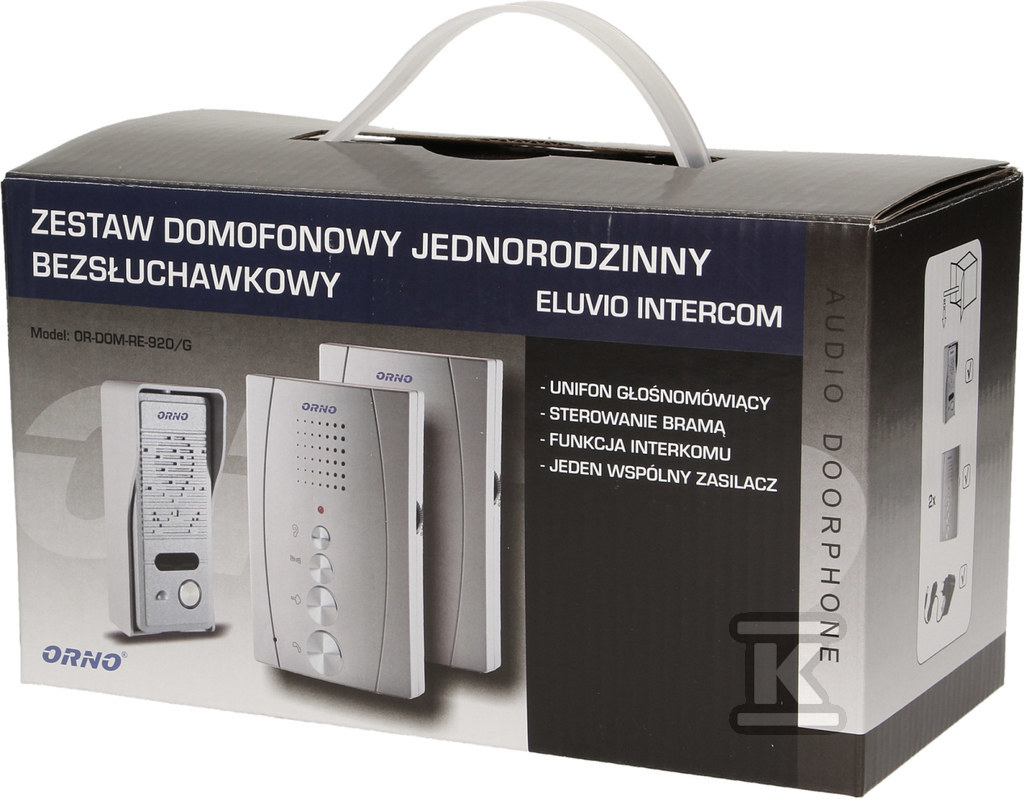 Single-family intercom kit - with - OR-DOM-RE-920/G