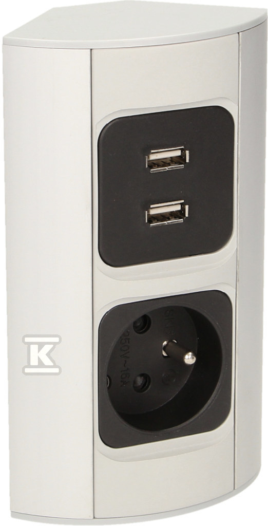 Furniture socket without switch, - OR-AE-1310