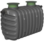 Septic tank EPURBIO4 with biological filter, RLM4, 2100L, telescopic covers D400 H500