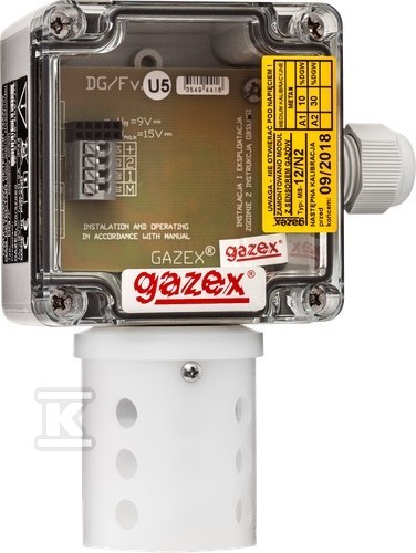 Double threshold gas detector DG-12/N - DG-12/N