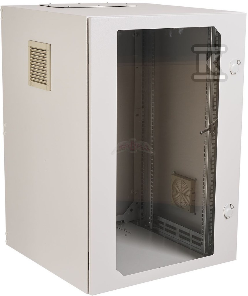 Шафа підвісна 19" 22Ux600x600mm IP 54, - 19-SWK19-22U-60-DS-Z