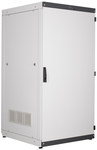 Стелаж підлоговий пилонепроникний IP 54 42U x 800x1200 повна захисна панель, знімні боки, суцільні двері RAL 7035 WR19-42U-812-DP-S