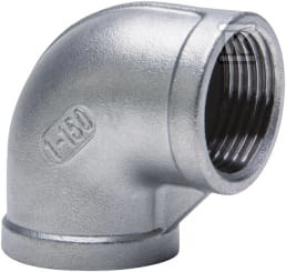 Stainless steel threaded elbow 90 ° 1 " - 6090-100