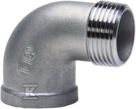 Stainless Steel Threaded Elbow 90 ° - 6092-114