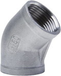 Stainless Steel Threaded Elbow 45 ° Female 1 1/4"