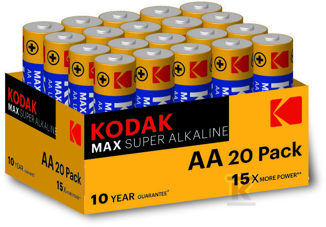 KODAK MAX KAA-20 Alkaline Battery (LR6) - 30420809