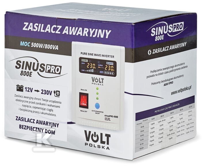 SINUS PRO 800 E vészhelyzeti tápegység - 3SP080012E