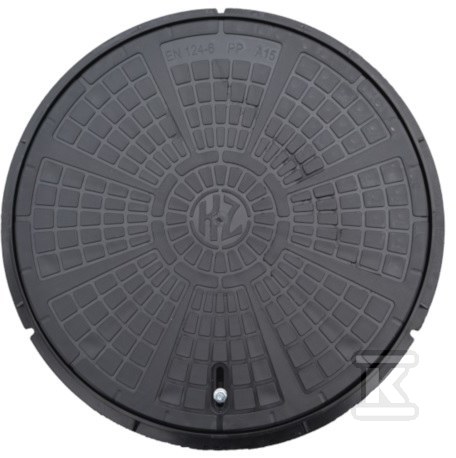 Plastic manhole PP round AO 600, KL.A15 - T0130-0166-0000-000