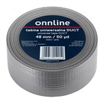 Tape ONNLINE for DUCT lagging 48mm/50YD gray