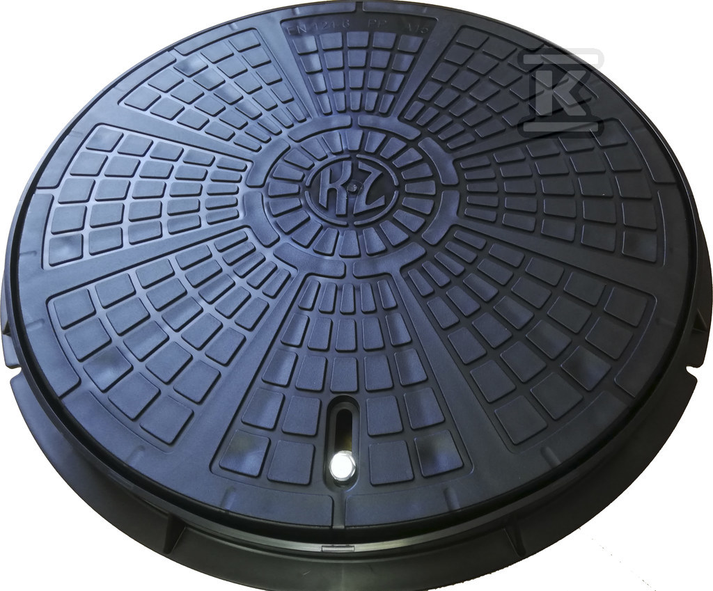 Plastic manhole PP round AO 600, KL.A15 - T0130-0166-0000-000