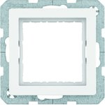 Zestaw adaptacyjny do modułów systo 45x45 mm, biały, aksamit, Q.X
