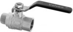 Nickel-plated ball valve with a gland and steel lever (DSt) (N-W version) TRYTON 1/2"