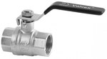 Nickel-plated ball valve with a gland and steel lever (DSt) (N-N version) TRYTON 1/2"