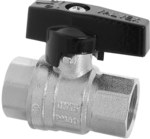 Nickel-plated ball valve with a gland and an aluminum butterfly (MAl) (N-N version) TRYTON 1/2"