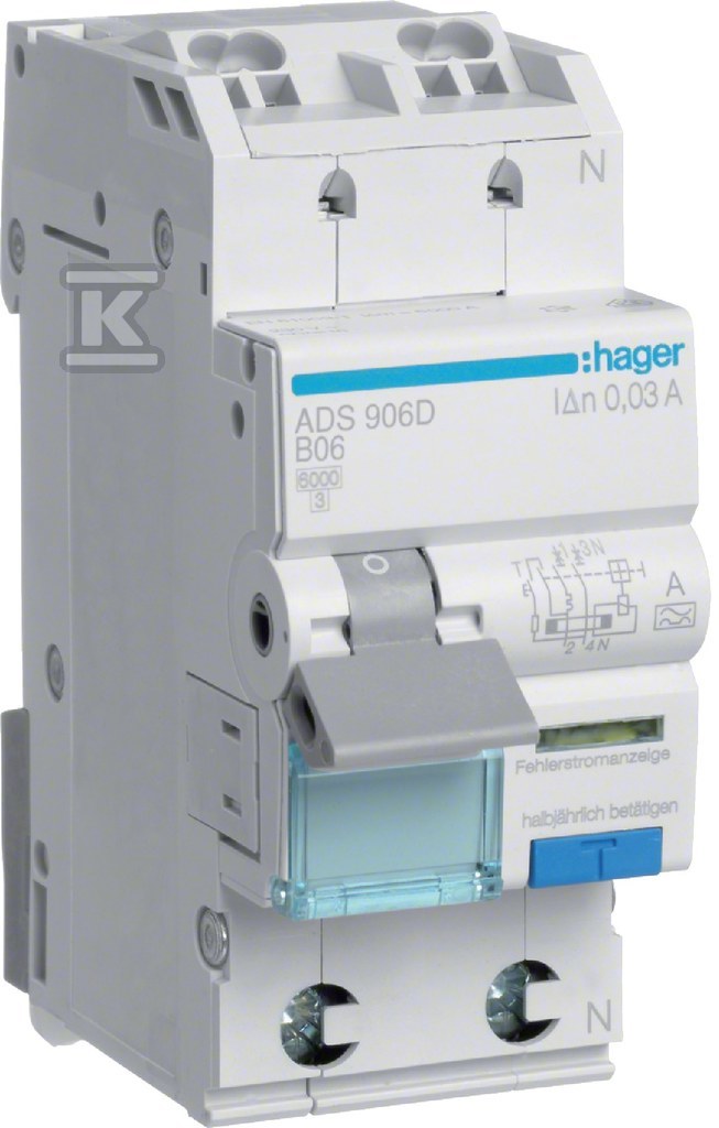 Residual current circuit breaker with - ADS906D