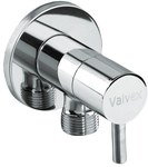 Angle valve with ceramic head VEGA chrome 1/2"-1/2"