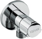 Angle valve with ceramic head STAR chrome 1/2"-3/8"