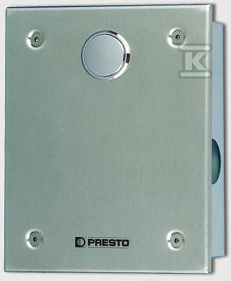 Ekotech Presto 1000E flush valve, vandal-proof design 14906