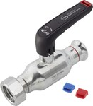 Zawór kulowy z półśrubunkiem z płaskim uszczelnieniem GW Steel - 18 G3/4"