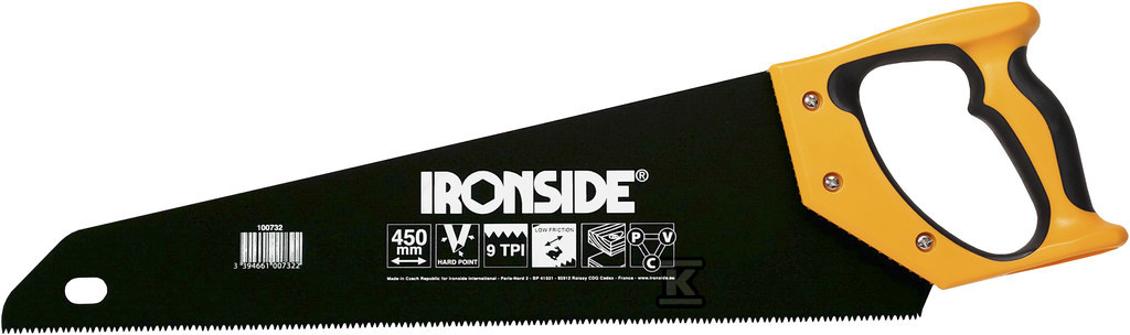 Ironside 450mm obložena ručna testera - 502174961