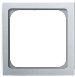Pokrywa do osprzętu teleinformatycznego z pokrywą 50 X 50 mm Future aluminiowo srebrny 1746/10-83