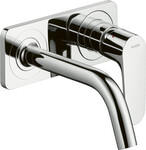 Hansgrohe AXOR Citterio M, одноважільний змішувач для раковини, настінний, з неглибоким і коротким виливом - хром 34112000