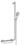 Zestaw prysznicowy 120 3 strumieniowy z drążkiem 110 cm, prawy Raindance Select S chrom