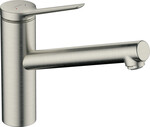 Bateria kuchenna 150, 1 strumieniowa Zesis M33 stal Szlachetna Finish