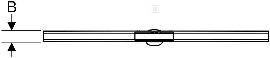 CleanLine80 collection gutter for - 154.440.QC.1