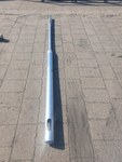 Lighting pole SRN3-2/60/W for burial