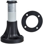 Support tube with black aluminum base