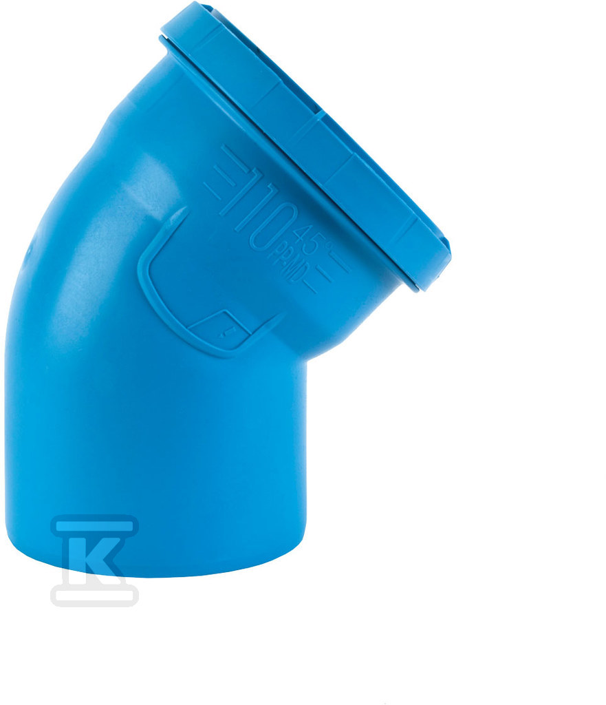 Kolano PP 110/45°, kanalizacja - VKL-110-000-45D