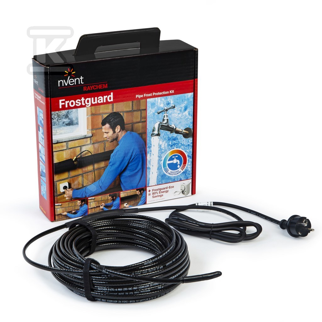 Frostguard heating cable with a plug - 768868-000