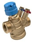 AB-QM pressure independent control valve, DN15 with test nipples, External thread. Nominal flow 1200 l / h