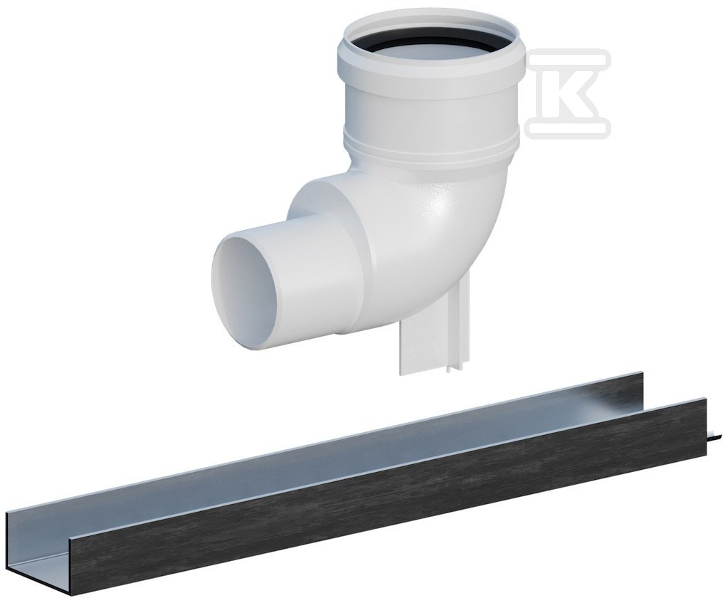 PP 87 ° reducing bend for chimney - 4706080S