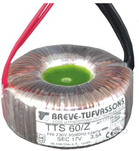 TTS Toroidal Transformer 50/Z 230/ - 17124-9988