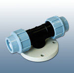 Universal connection - 1 "tee for overground rainwater tanks