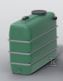 Above ground HDPE tank for rainwater - 1115000299