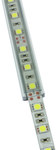 Klosz do profilu LED wciskany 100cm Transparentny