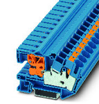 Złączka odłącznikowa N Push-in 500 V 68 A, 16 mm2, niebieska