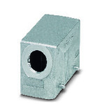 Carcase de conector B16, pentru bară transversală, material: turnare de aluminiu sub presiune, rezistentă la apă de mare, ieșire cablu: 1, laterală, 1x M25, înălțime: 60 mm, presetupă cablu: fără, Standard