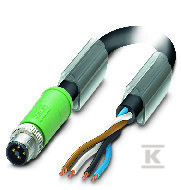 Kabel mocy, 4-bieg., PUR bez halogenów, - 1408814
