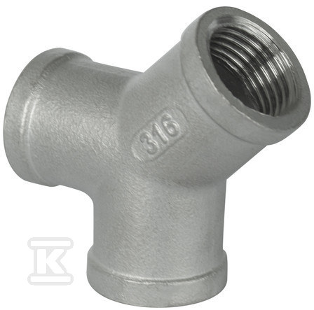 Y závitové T GW 1/4", SS316 - 6010 1/4 ES