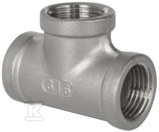 Tee so závitom GW 1/8", SS316 - 4000 1/8 ES