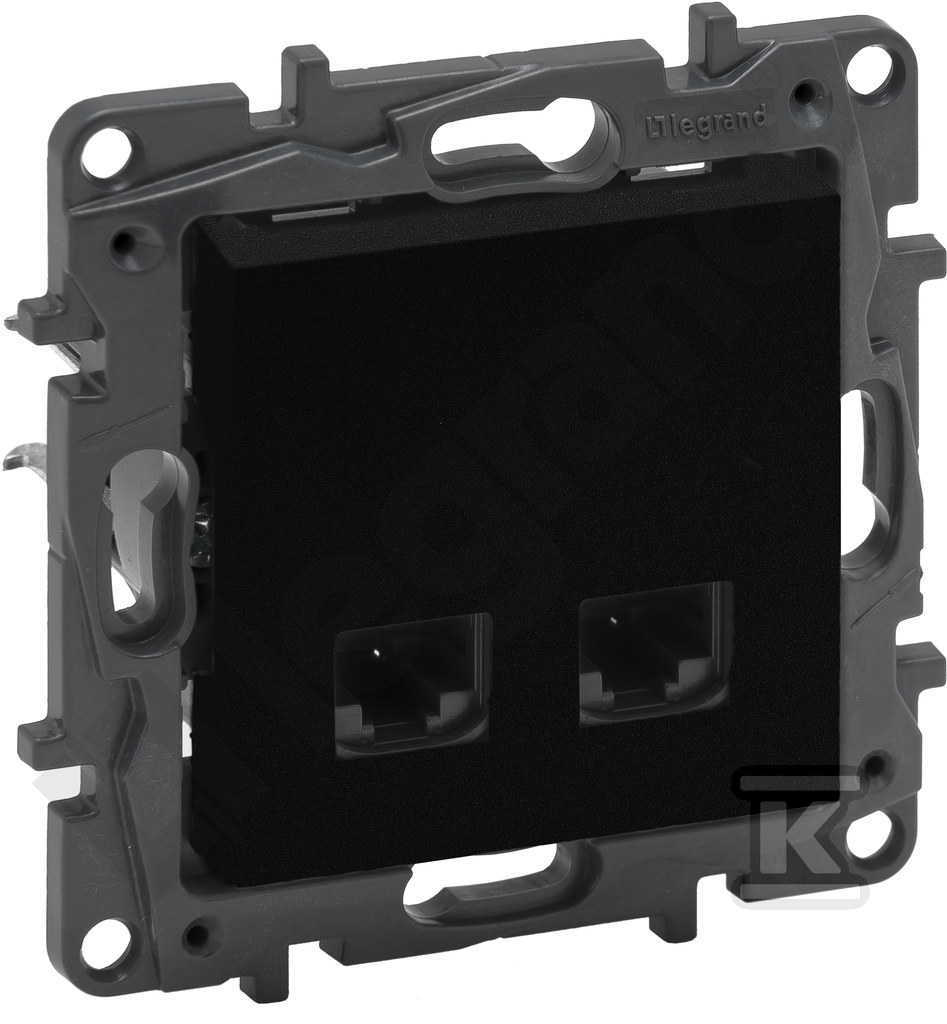 Dupla foglalat 2xRJ45 kat. 5e UTP - - 863560