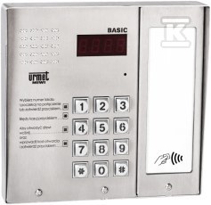 Basic panel with hood and information - 1062/101D-RF