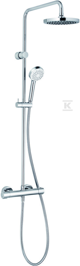 Zestaw prysznicowy Kludi Logo Dual - 6809405-00
