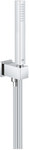 Euphoria Cube Stick Shower set, chrome, 9.5 l / min flow restrictor, 1250 mm hose, with integrated connection elbow