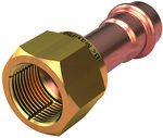 Łącznik z ruchomą nakrętką z brązu 1/4" MaxiPro